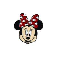 Disney Minnie Mouse fém kitűző, táskára, pénztárcára, dzsekire, 3 cm