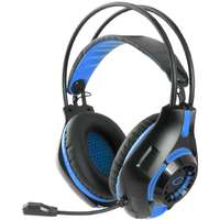Esperanza Esperanza EGH420B DeathStrike Jack 3.5mm / USB fekete-kék mikrofonos gamer fejhallgató