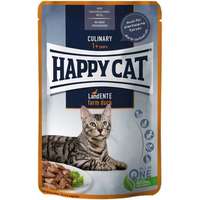 Happy Cat Happy Cat Meat in Sauce Land-Ente l Alutasakos eledel kacsahússal macskáknak (6 x 85 g) 510 g