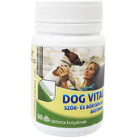 Dog Vital Dog Vital szőr- és bőrtápláló tabletta biotinnal 60 db