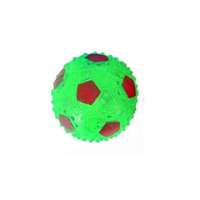  Sípolós Kutyajáték labda 7,5 cm zöld színben