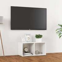 vidaXL vidaXL magasfényű fehér forgácslap TV-szekrény 72 x 35 x 36,5 cm