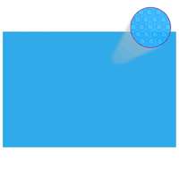 vidaXL vidaXL Négyszögletes medence borító 300 x 200 cm-es PE Kék