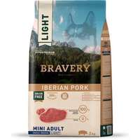 Bravery Bravery Dog Adult Mini Light Grain Free Iberian Pork (2 x 7 kg)