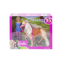 Barbie Barbie lovas szett babával