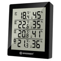 Bresser Bresser Temeo Hygro Quadro Weather Station, black