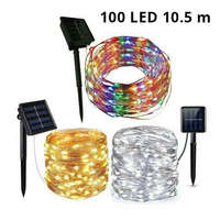 Micro Napelemes 100 micro LED-es színes Fényfüzér