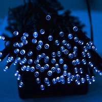 Nonbrand Kék, vezetékes LED Fényfüzér 100db izzóval