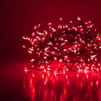 Nonbrand Piros, hálózati LED Fényfüzér 148db izzóval 10,4m