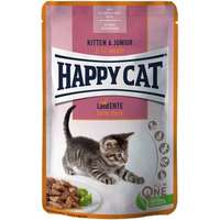 Happy Cat Happy Cat Meat in Sauce Kitten/Junior alutasakos eledel kacsahússal (6 x 85 g) 510 g