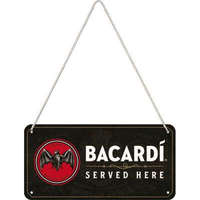  Bacardi Served Here - Fémtábla