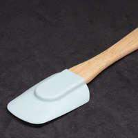  Kisméretű szilikon spatula - fa nyéllel / 19 cm (SK-1210)