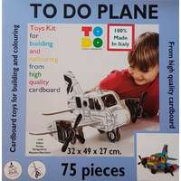  Repülő - Plane, 75 darabos - Kifestő karton makett, modell építő- és kreatív szett
