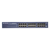 Netgear NETGEAR JGS524 Beállítást nem igénylő (unmanaged) Gigabit Ethernet (10/100/1000) Kék
