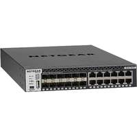 Netgear Netgear M4300-12X12F 12x10G, 12xSFP+, 32 MB buffer, fekete switch