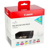 Canon Canon PGI-29 C/M/Y/PC/PM/R tintapatron 6 db Eredeti Cián, Magenta, Fotó cián, Fotó bíborvörös, Vö...