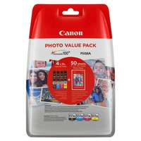 Canon Canon 6443B006 tintapatron Eredeti Fotó fekete, Fotó cián, Fotó bíborvörös, Fotó, sárga