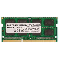 2-Power 2-Power MEM5403A DDR3 8GB 1866MHz CL13 1.35V SODIMM 1.35V memória