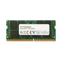 V7 V7 V7170004GBS 4GB DDR4 2133MHZ CL15 SODIMM 1.2V zöld memória
