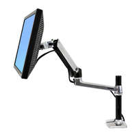 Ergotron Ergotron LX Series Desk Mount LCD Arm, Tall Pole 86,4 cm (34") Fekete Asztali