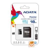 ADATA ADATA 16GB SD micro (SDHC Class 10 UHS-I) (AUSDH16GUICL10-RA1) memória kártya adapterrel