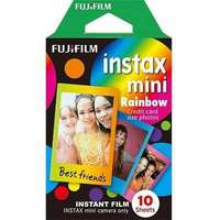 Fujifilm Fujifilm 16276405 Instax mini Rainbow 54 × 86 mm keret, 46 × 62 mm fotó instant film (10 db)