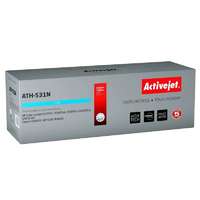 Activejet Activejet ATH-531N HP CC531A/Canon CRG-718C 3,2K cián utángyártott toner