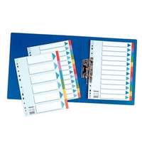 Esselte ESSELTE "Standard" A4 5 részes karton színes regiszter írható előlappal