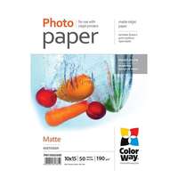 ColorWay ColorWay Prémium matt 190 g/m, 10x15, 50 lap fotópapír
