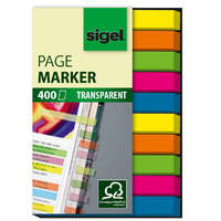 Sigel Sigel HN617 könyvjelző Hajlítható könyvjelző Kék, Zöld, Narancssárga, Rózsaszín, Sárga 400 dB