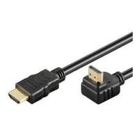 PremiumCord PremiumCord kphdmea2 HDMI High Speed+Ethernet 90° 2 m fekete kábel