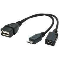 Gembird Gembird A-OTG-AFBM-04 USB OTG AF + Micro BF to Micro BM cable 0,15m Black
