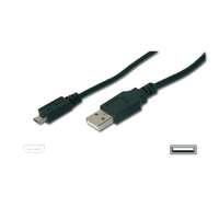 Digitus Digitus AK-300127-018-S1 USB kábel 1,8 M USB 2.0 USB A Mini-USB B Fekete