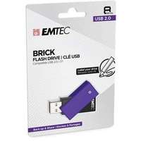 Emtec EMTEC Pendrive, 8GB, USB 2.0, EMTEC "C350 Brick", lila