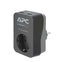 APC APC Aljzat, túlfeszültség-jelzővel, 2xUSB, APC