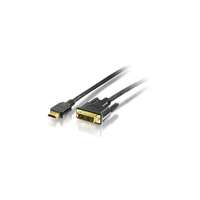 Equip EQUIP HDMI - DVI-D kábel, aranyozott, 2 m, EQUIP