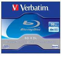 Verbatim Verbatim kétrétegű, 50GB, 6x, normál tok, BD-R BluRay lemez