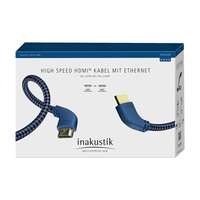 Inakustik Inakustik 0042502 HDMI kábel 2 M HDMI A-típus (Standard) Kék, Ezüst