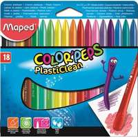 Maped MAPED "Color`Peps" PlastiClean 18 különböző színű zsírkréta