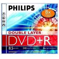 Philips Philips 8710895992114 írható DVD 8,5 GB DVD+R DL 5 dB