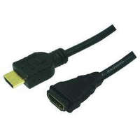Logilink Logilink CH0057 HDMI 1.4 High Speed Ethernet (8,16 Gbps) 3m fekete aranyozott bővítő kábel