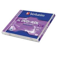 Verbatim Verbatim "Double Layer" kétrétegű, 8,5GB, 8x, normál tok, DVD+R lemez