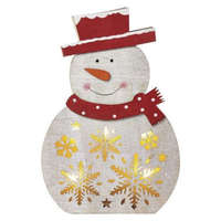 EMOS LED karácsonyi hóember, fa, 30 cm, 2x AA, beltéri, meleg fehér, időzítő