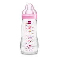 Mam MAM Easy Active cumisüveg 330 ml - 4h+ - Rózsaszín - Űrhajós állatkák