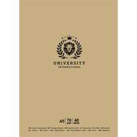 Shkolyaryk SHKOLYARYK "University International" vegyes mintás A5 48 lapos kockás tűzött füzet