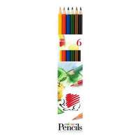 ICO Ico Süni hatszögletű 6 különböző színű színes ceruza készlet (6 db)