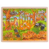 Goki Gyerek Puzzle 48db - Erdei állatok