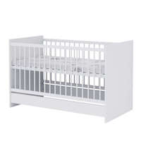 Todi Baby Shop Basic átalakítható babaágy 70×140-es, bordázott fehér
