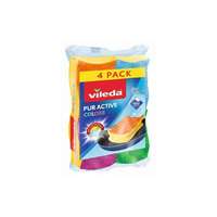 Vileda VILEDA "Pure Active Colors" (4 darab/csomag) színes mosogatószivacs