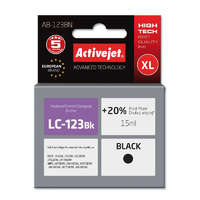 Activejet Activejet AB-123BN tintapatron 1 dB Kompatibilis Nagy (XL) kapacitású Fekete
